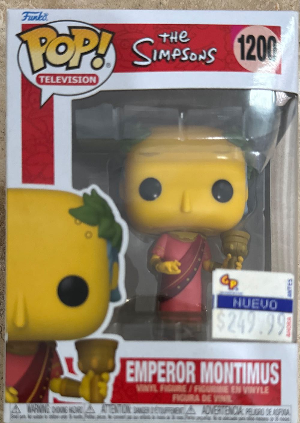 Funko Pop Pop! Animation: Simpsons Emperor Montimus Multicolor  action figure collectible [Barcode 889698592963] - Main Image 2