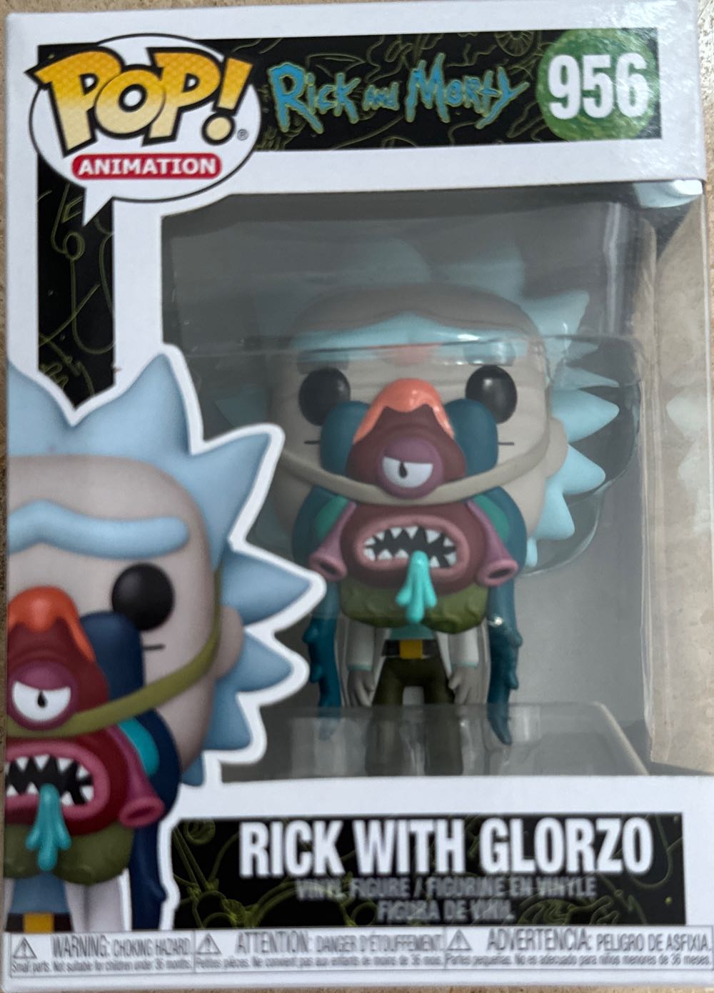 Funko Pop! Animation: Rick & Morty Rick With Glorzo  action figure collectible [Barcode 889698552509] - Main Image 2