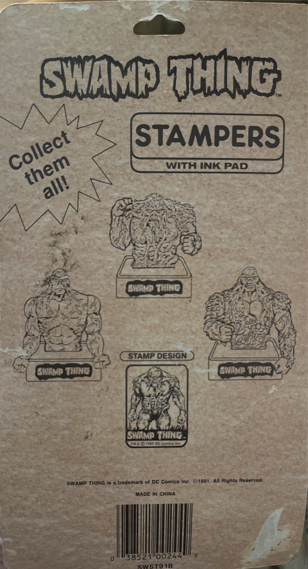 Noteworthy Swamp Thing Stamper, Textured Variant  action figure collectible [Barcode 038521002449] - Main Image 2