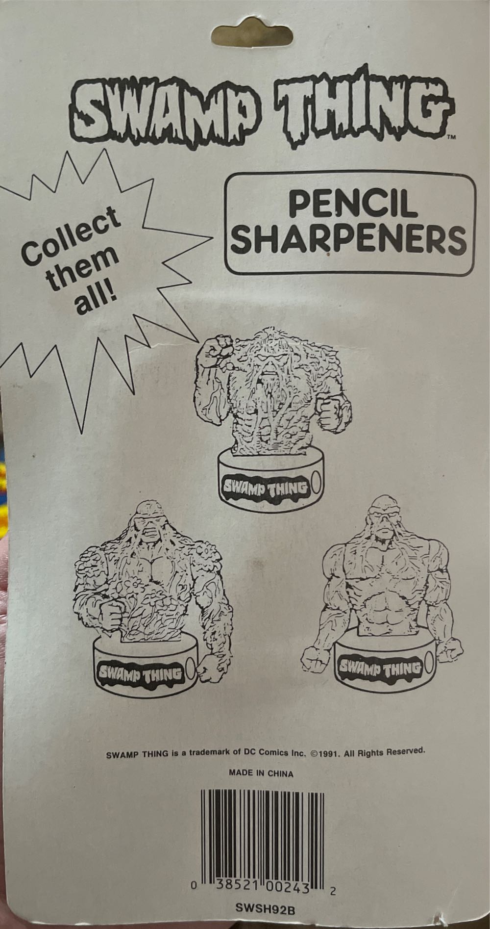 Noteworthy Swamp Thing Pencil Sharpener, Orange Root Variant  action figure collectible [Barcode 038521002432] - Main Image 2
