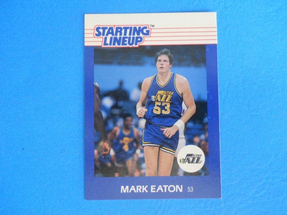 Starting Lineup : Mark Eaton ( Utah Jazz ) ( 1988 ) - Kenner (NBA Starting Lineup) action figure collectible - Main Image 2