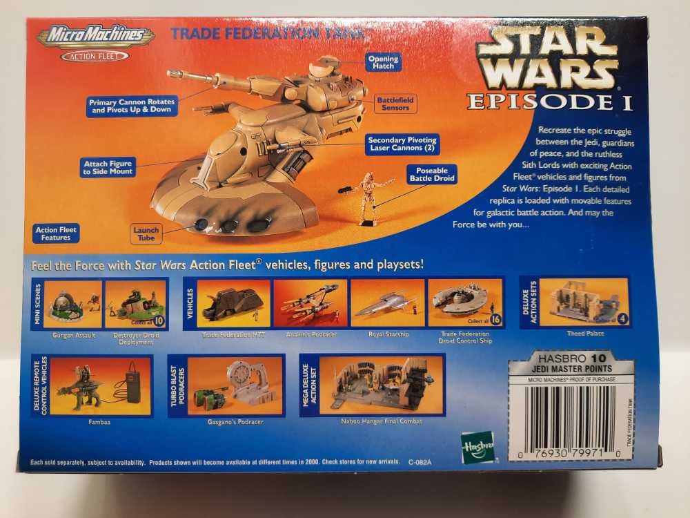 Trade Federation Tank  (Star Wars: Micro Machines) action figure collectible [Barcode 076930799710] - Main Image 2