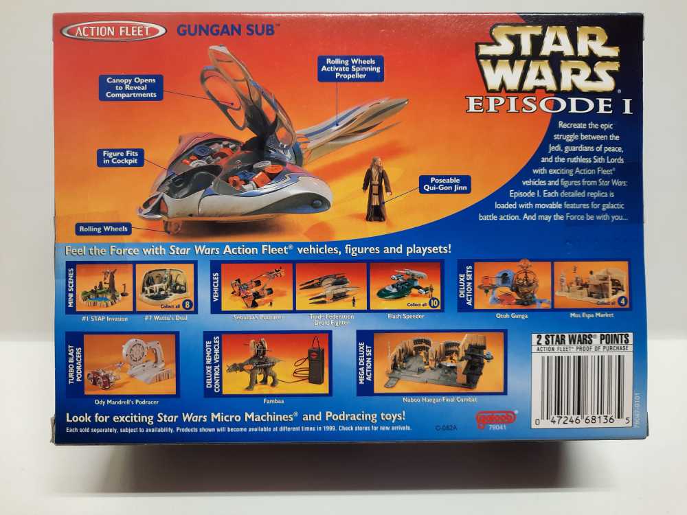 Gungan Sub  (Star Wars: Micro Machines) action figure collectible [Barcode 047246681365] - Main Image 2