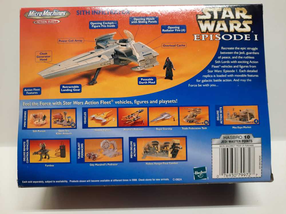 Sith Infitrator  (Star Wars: Micro Machines) action figure collectible [Barcode 076930799727] - Main Image 2