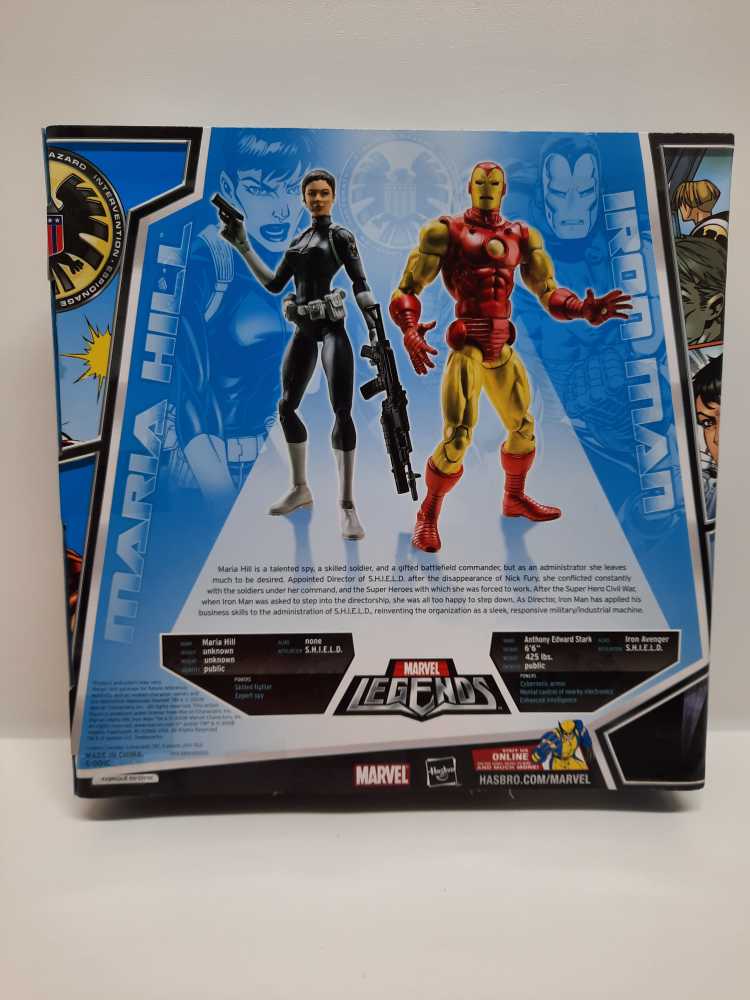 Maria Hill (S.H.I.E.L.D. Leaders - Sharon Carter) - Hasbro (Marvel: Legends: 2-Packs: 6”) action figure collectible [Barcode 653569345077] - Main Image 2