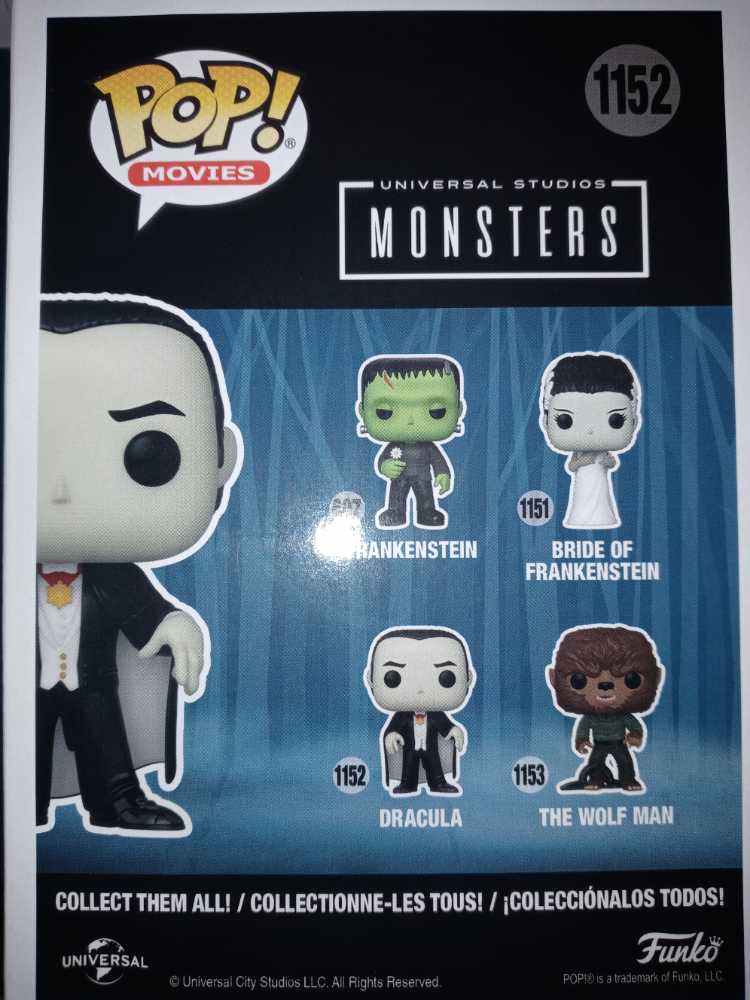 PoP! - Dracula - Funko (Universal Monsters) (PoP! - MISC.) action figure collectible [Barcode 889698576949] - Main Image 2