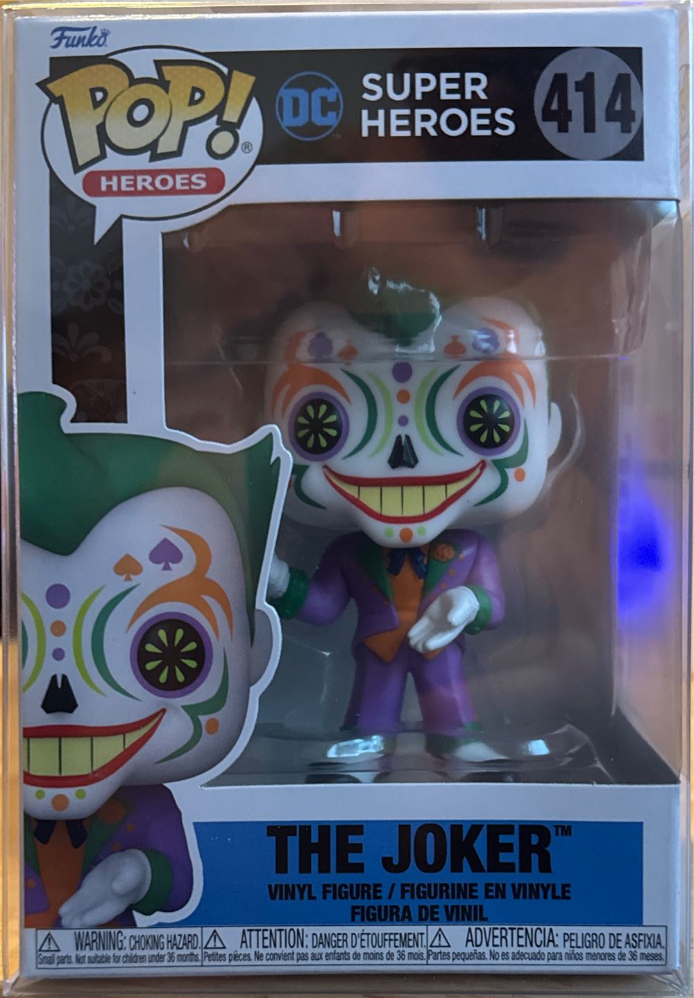 Funko Pop! Heroes #414 Dia De Los: Joker  (Heroes) action figure collectible [Barcode 889698574174] - Main Image 2