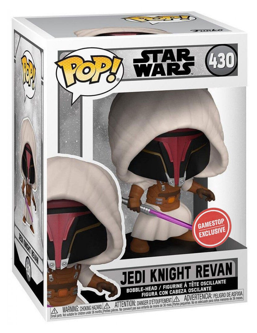Star Wars 430:  Exclusive Jedi Knight Revan #430  (Funko Pop!) action figure collectible [Barcode 889698554664] - Main Image 3