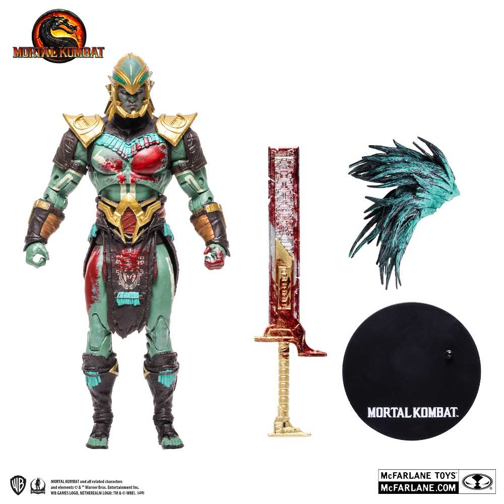 Mortal Kombat 11: Kotal Kahn (Bloody) - McFarlane Toys (Mortal Kombat 11) action figure collectible [Barcode 787926110593] - Main Image 3