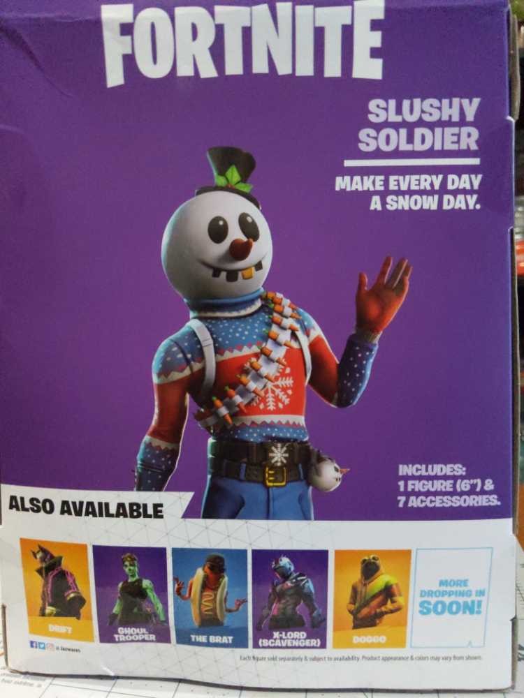 Slushy Soldier - Jazwares (Fortnite Legendary Series) action figure collectible [Barcode 191726385967] - Main Image 2