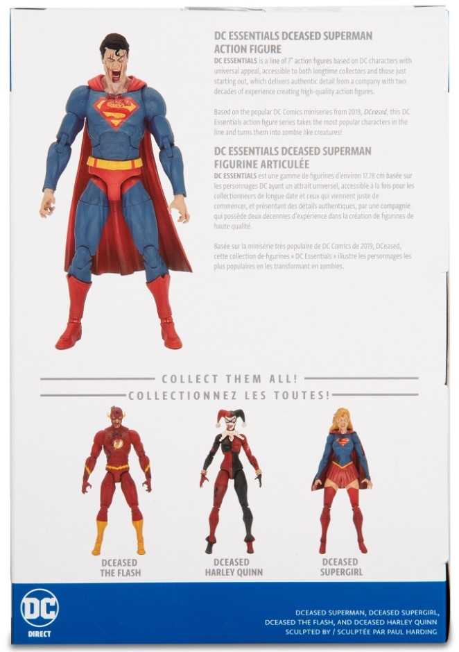 Superman DC Direct Essentials DCeased Series  - McFarlane Toys / DC Direct (DC Essentials Dceased) action figure collectible [Barcode 787926301113] - Main Image 2