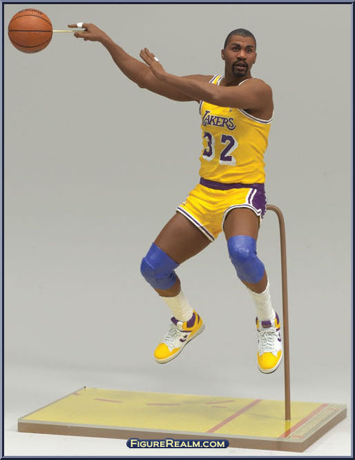 McFarlane NBA Legends : Earvin Johnson ( Los Angeles Lakers ) - McFarlane Toys (Mcfarlane NBA) action figure collectible - Main Image 2