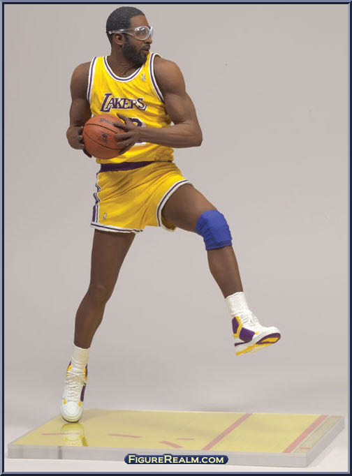 McFarlane NBA Legends : James Worthy ( Los Angeles Lakers ) - McFarlane Toys (Mcfarlane NBA) action figure collectible - Main Image 2