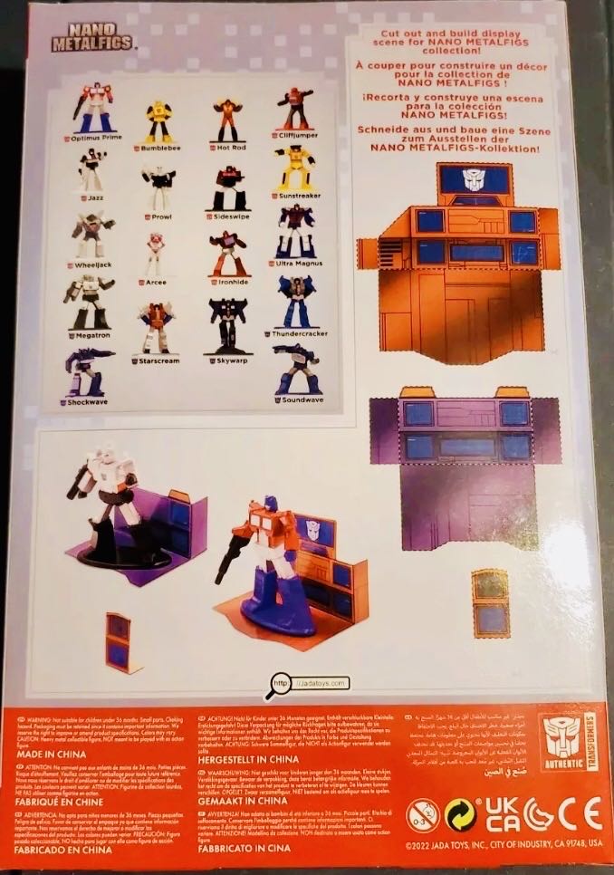 Jada Toys Transformers 1.65” 18-pack  (Jada) action figure collectible [Barcode 801310335819] - Main Image 2