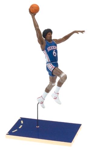 McFarlane NBA Legends : Julius Erving ( Philadelphia 76ers ) - McFarlane Toys (Mcfarlane NBA) action figure collectible - Main Image 3