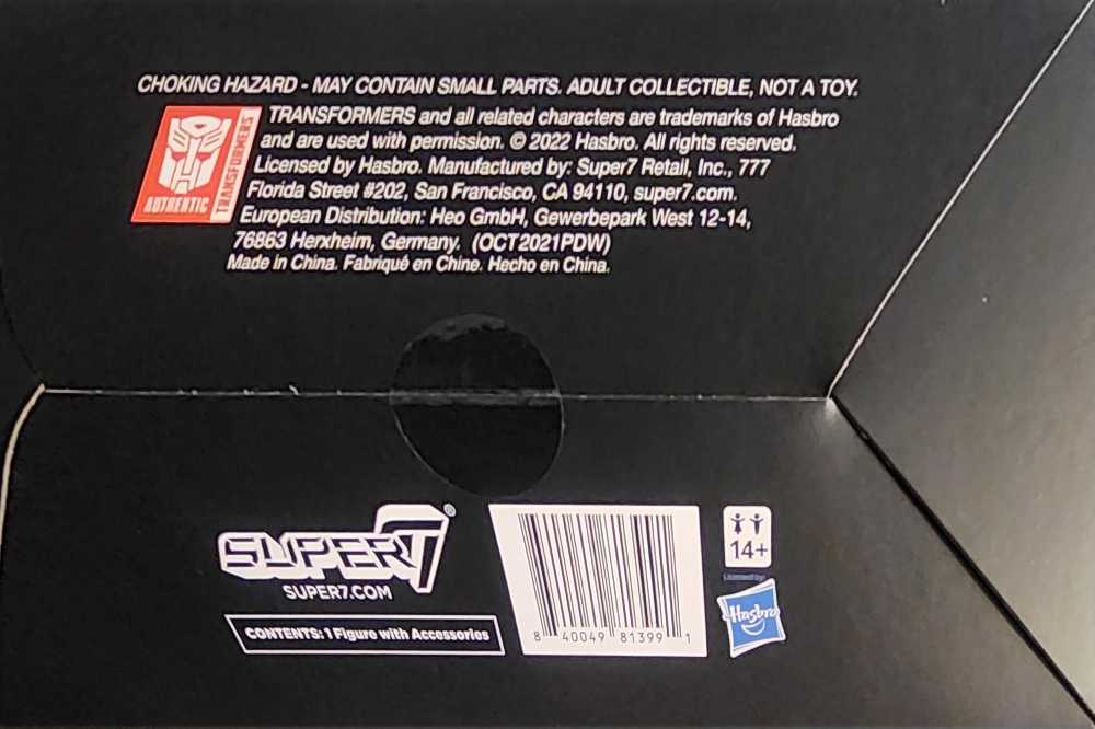 Super7 X Transformers Ultimates! Bombshell - Super 7 (Super 7 Ultimates Transformers) action figure collectible [Barcode 840049813991] - Main Image 4