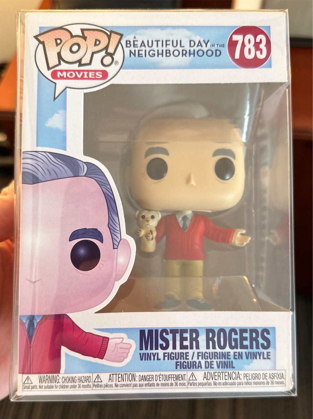 Funko Pop! Movies: A Beautiful Day In The Neighborhood Mr. Rogersmulticolor3.75 Inches  action figure collectible [Barcode 889698415149] - Main Image 2