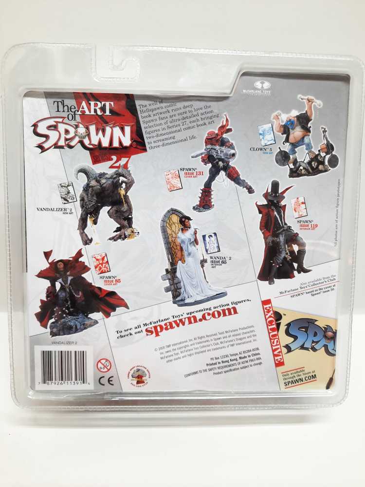 Spawn - The Art Of Spawn Vandalizer 2 New Art  (Spawn: The Art of: 6”) action figure collectible [Barcode 787926113914] - Main Image 2