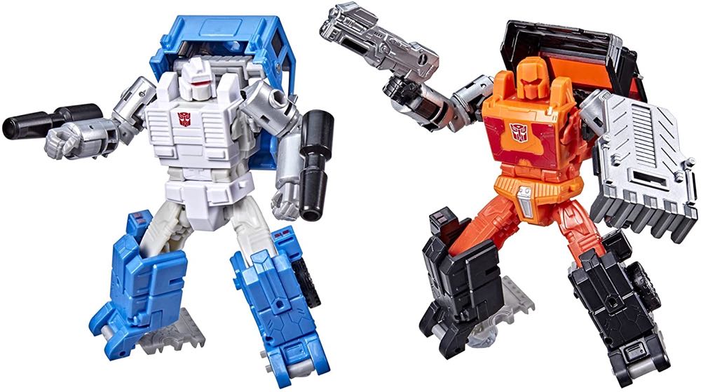 TF: Golden Disc 1 Puffer & Road Ranger - Hasbro / Takara Tomy (Transformers: War for Cybertron - Kingdom) action figure collectible [Barcode 5010993914456] - Main Image 2