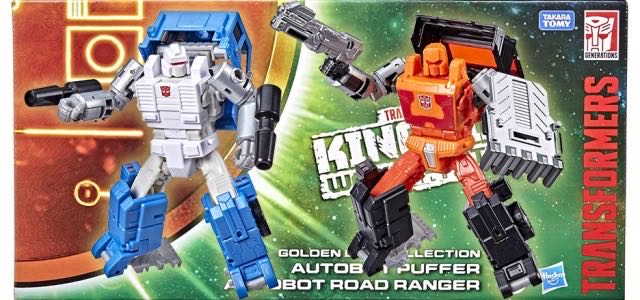 TF: Golden Disc 1 Puffer & Road Ranger - Hasbro / Takara Tomy (Transformers: War for Cybertron - Kingdom) action figure collectible [Barcode 5010993914456] - Main Image 7