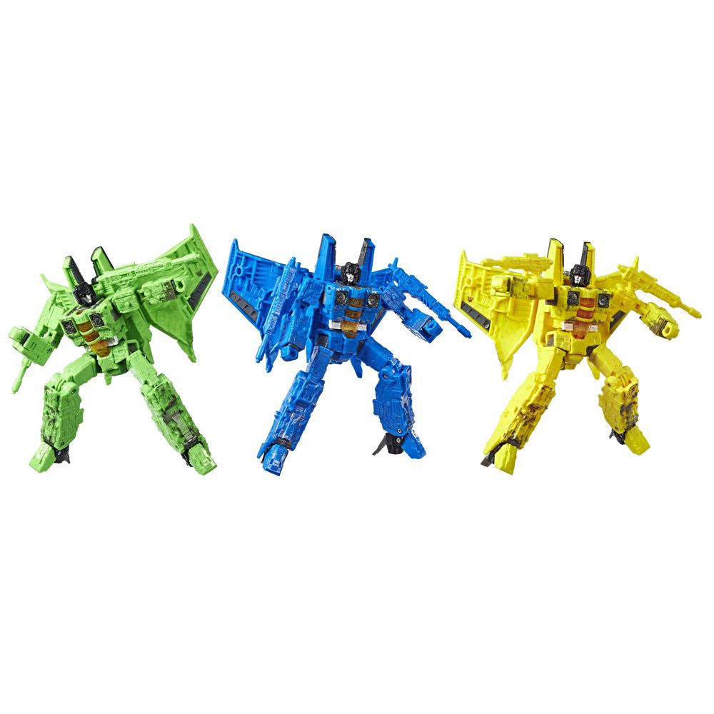Transformers WFC Siege Acid Storm (WFC-S52) Ion Storm (WFC-S53) Nova Storm (WFC-S54) 3 Pack - Hasbro / Takara Tomy (Transformers: Siege War For Cybertron) action figure collectible [Barcode 630509868919] - Main Image 2