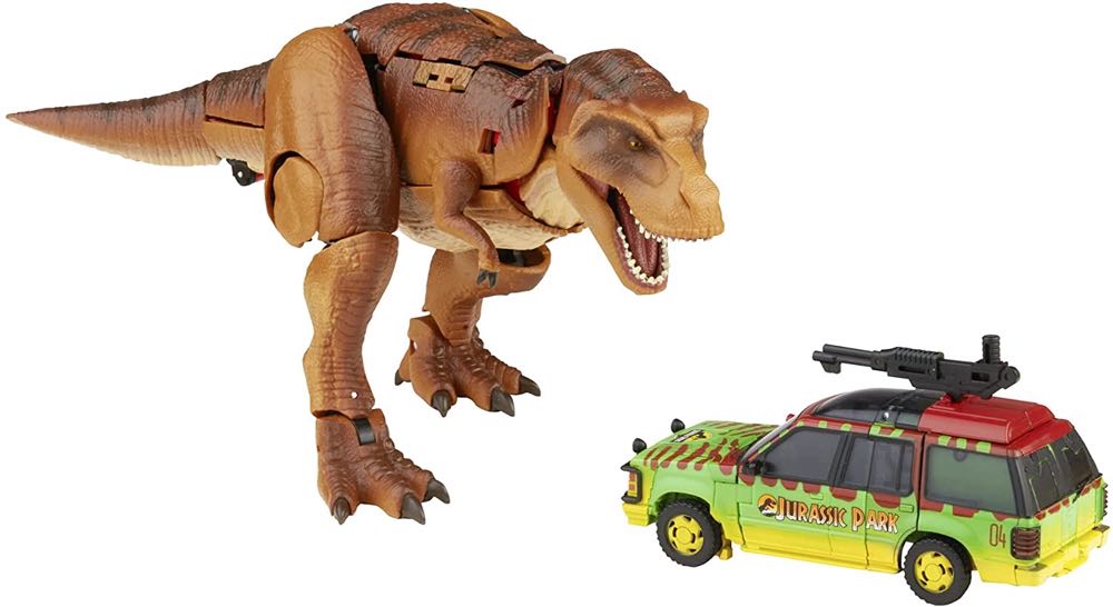 Transformers X Jurassic Park Collaborative Tyrannocon Rex & Autobot JP93 - Hasbro (Transformers Collaborative) action figure collectible [Barcode 5010993926442] - Main Image 3