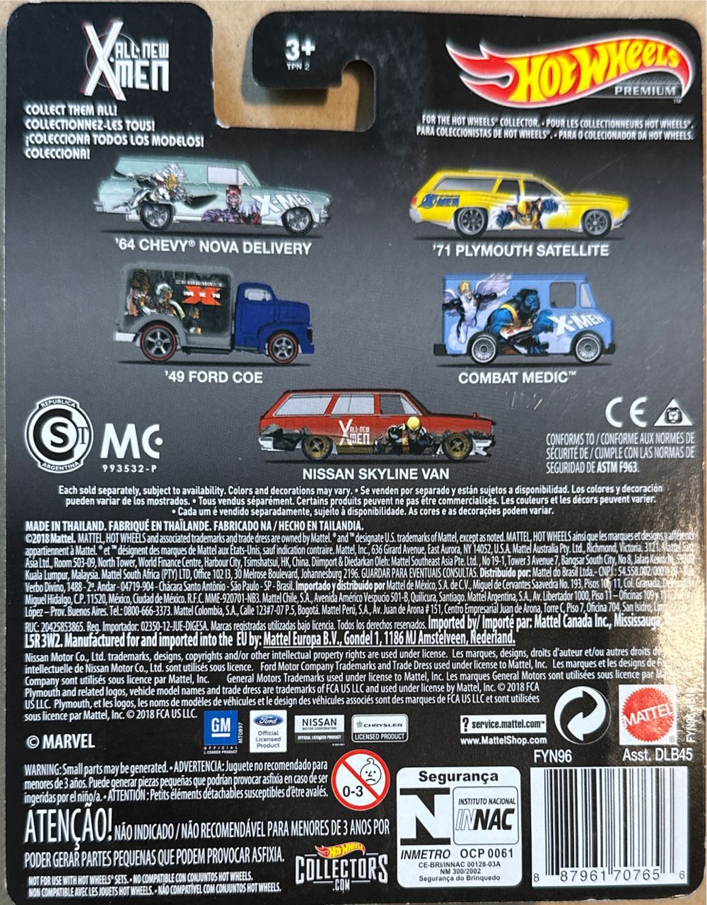 Hot Wheels Premium: Nissan Skyline Van All New X-men - Mattell (X-Men) action figure collectible [Barcode 887961707656] - Main Image 2