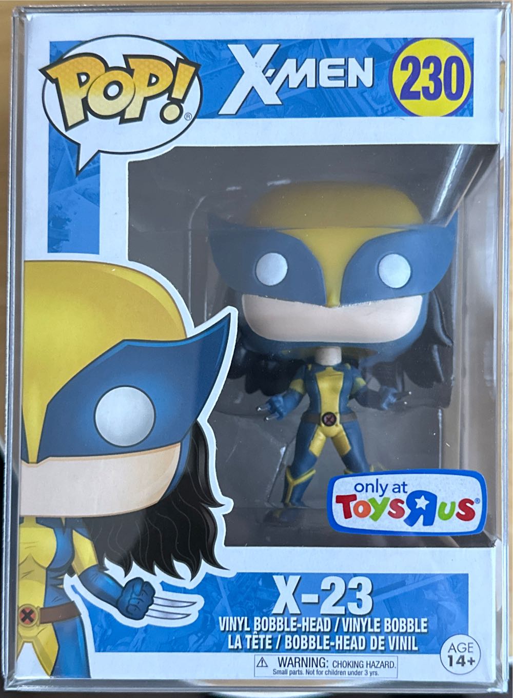 Funko X-Men #230 X-23 Marvel Wolverine ToysRUs Exclusive  action figure collectible [Barcode 889698147873] - Main Image 2