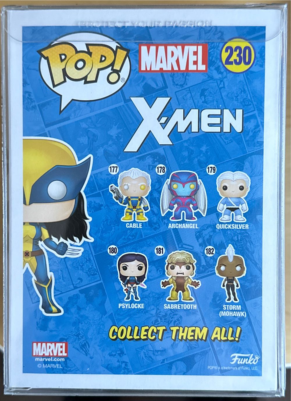 Funko X-Men #230 X-23 Marvel Wolverine ToysRUs Exclusive  action figure collectible [Barcode 889698147873] - Main Image 3