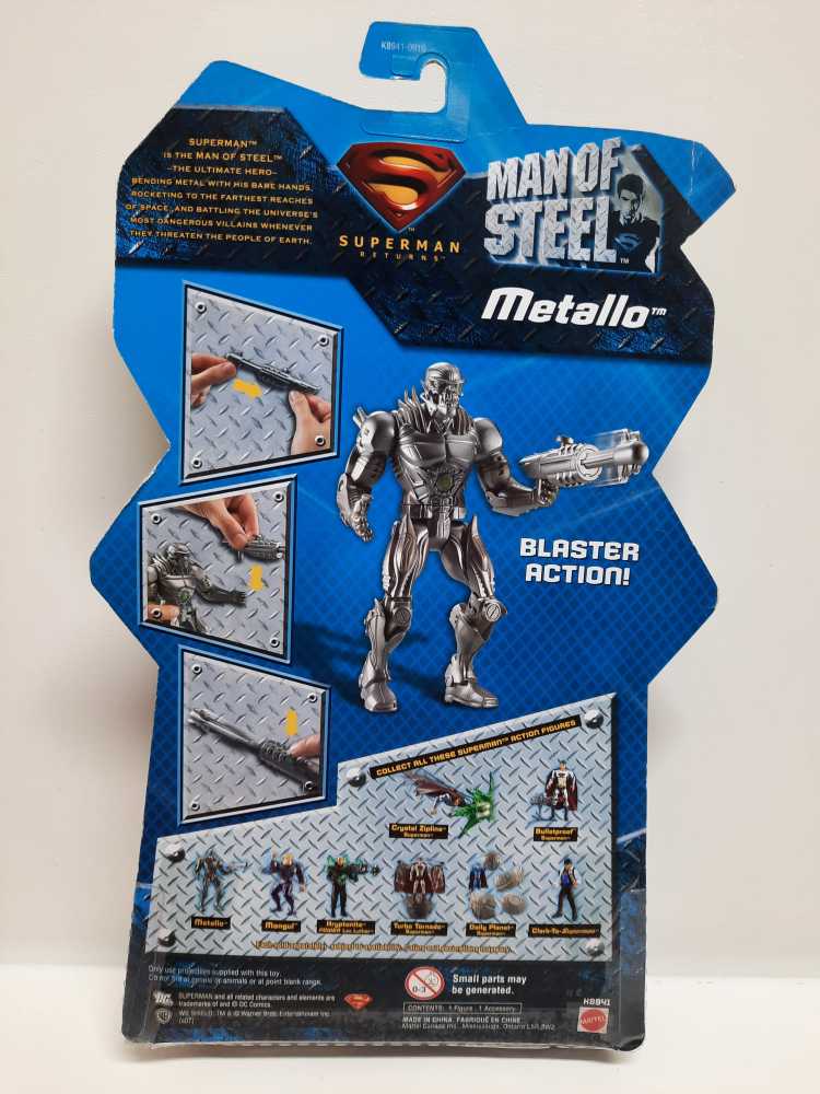Metallo  (DC: Man of Steel: 6”) action figure collectible [Barcode 027084452662] - Main Image 2