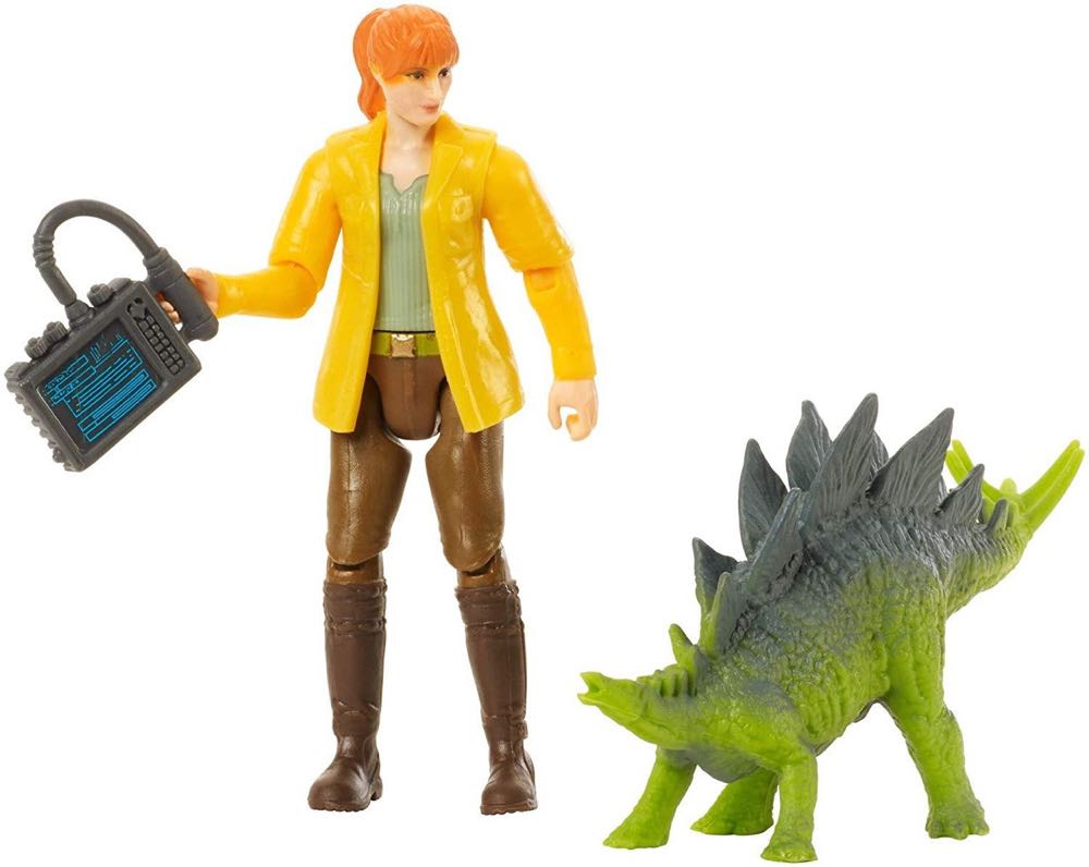 Claire & Stegosaurus - Mattel (JW Humanos) action figure collectible [Barcode 887961576535] - Main Image 3
