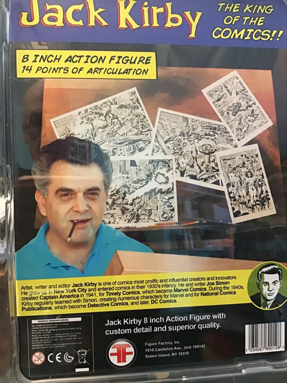Artist Jack Kirby - Figure Factory action figure collectible [Barcode 1234567890128] - Main Image 2