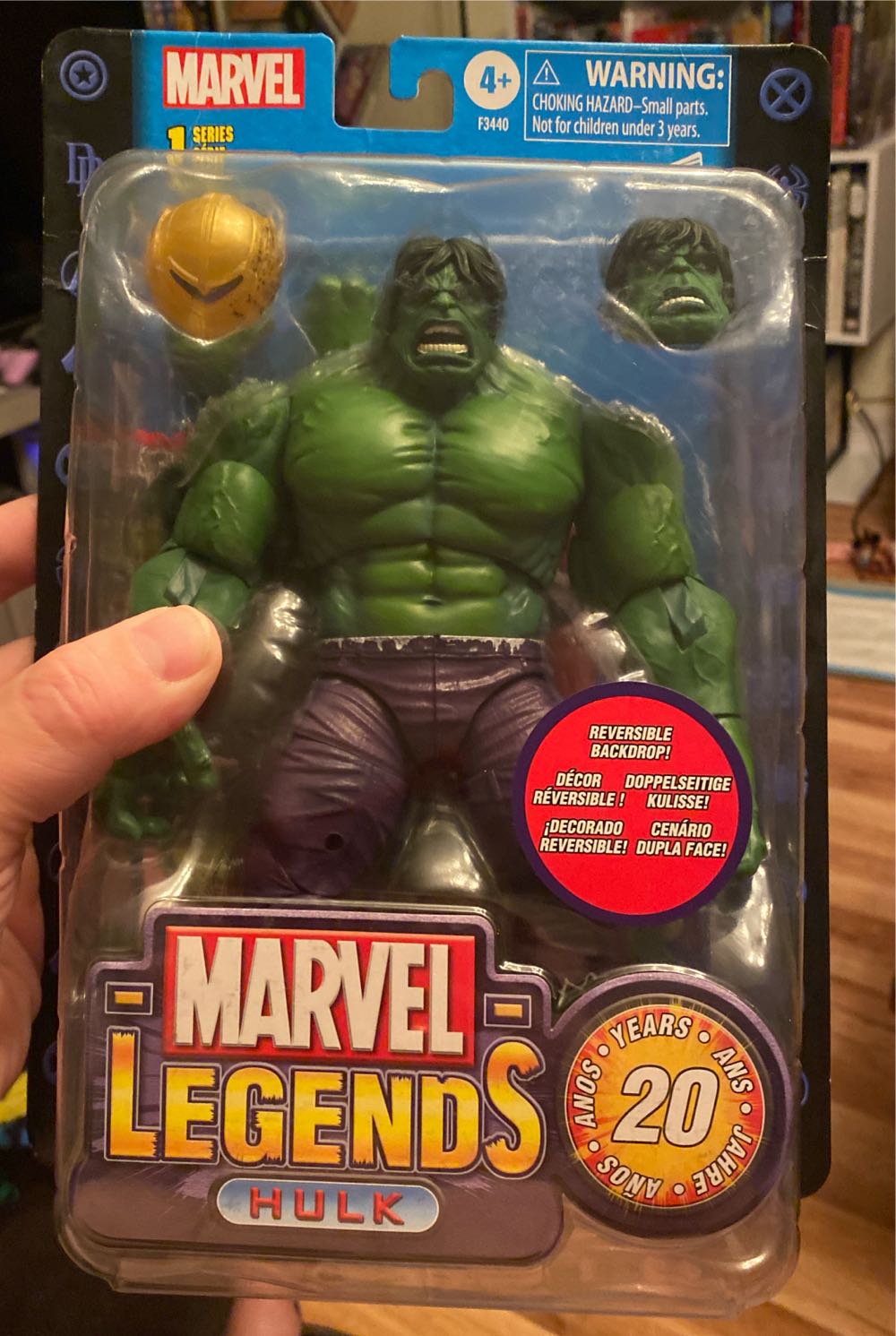 Marvel Legends 20th Anniversary Hulk  - Hasbro (Marvel Legends 20th Anniversary) action figure collectible [Barcode 5010993956746] - Main Image 4