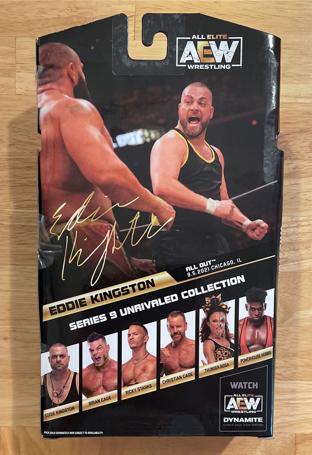 73. Eddie Kingston - Jazwares LLC (AEW Unrivaled) action figure collectible [Barcode 191726430865] - Main Image 2