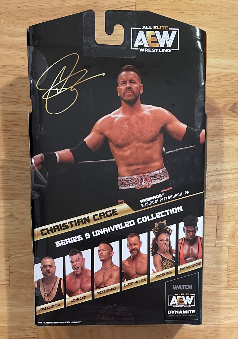 Christian Cage - Jazwares (AEW) action figure collectible [Barcode 191726430896] - Main Image 2