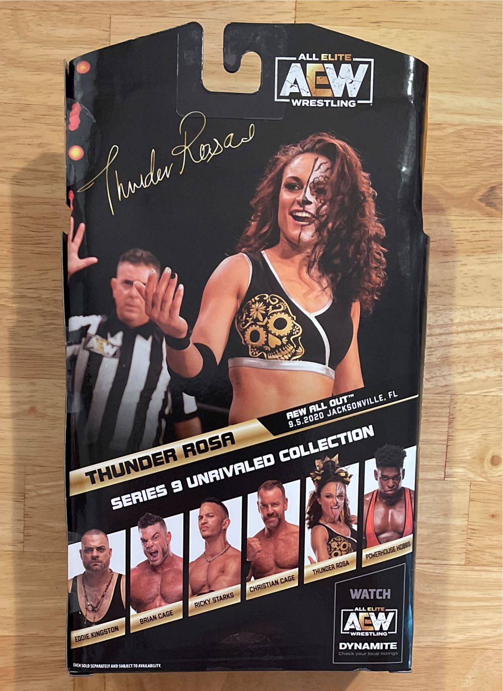 Thunder Rosa - Jazwares (AEW Unrivaled Collection Series 9) action figure collectible [Barcode 191726430902] - Main Image 2
