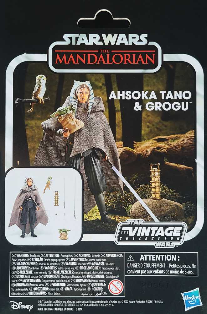 Ahsoka Tano & Grogu (The Child) - Hasbro (Star Wars: The Mandalorian) action figure collectible [Barcode 5010993964970] - Main Image 2