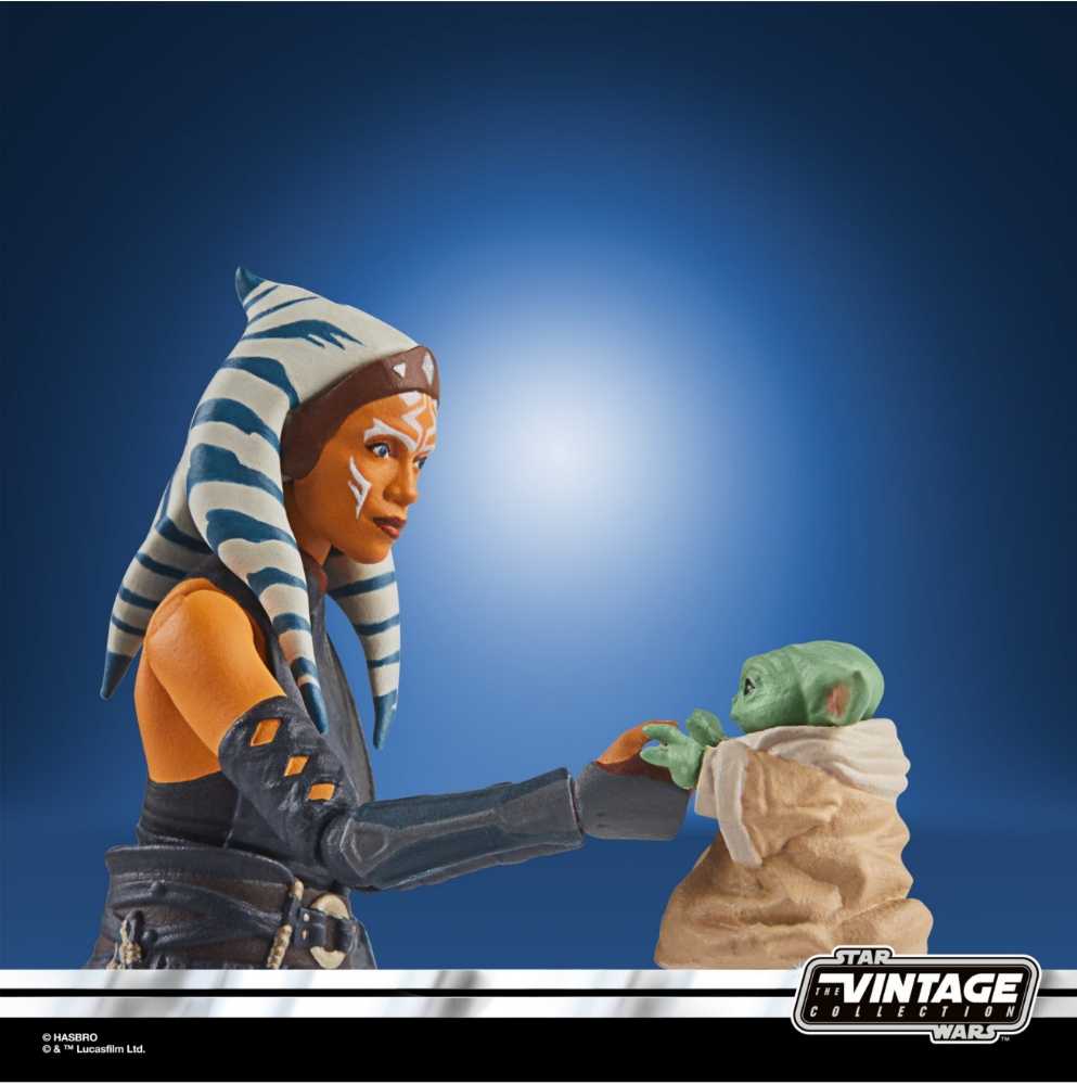 Ahsoka Tano & Grogu (The Child) - Hasbro (Star Wars: The Mandalorian) action figure collectible [Barcode 5010993964970] - Main Image 4