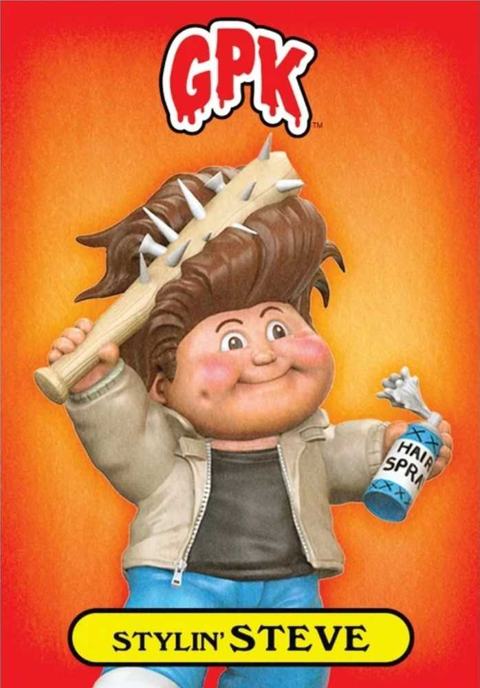 Garbage Pail Kids X Stranger Things Stylin Steve  action figure collectible [Barcode 850031460409] - Main Image 4