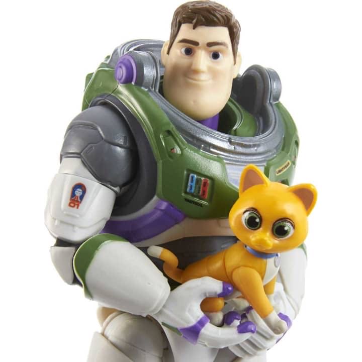Lightyear 7” Alpha Class: BUZZ LIGHTYEAR & SOX - Mattel (Disney•Pixar) action figure collectible [Barcode 194735068999] - Main Image 3