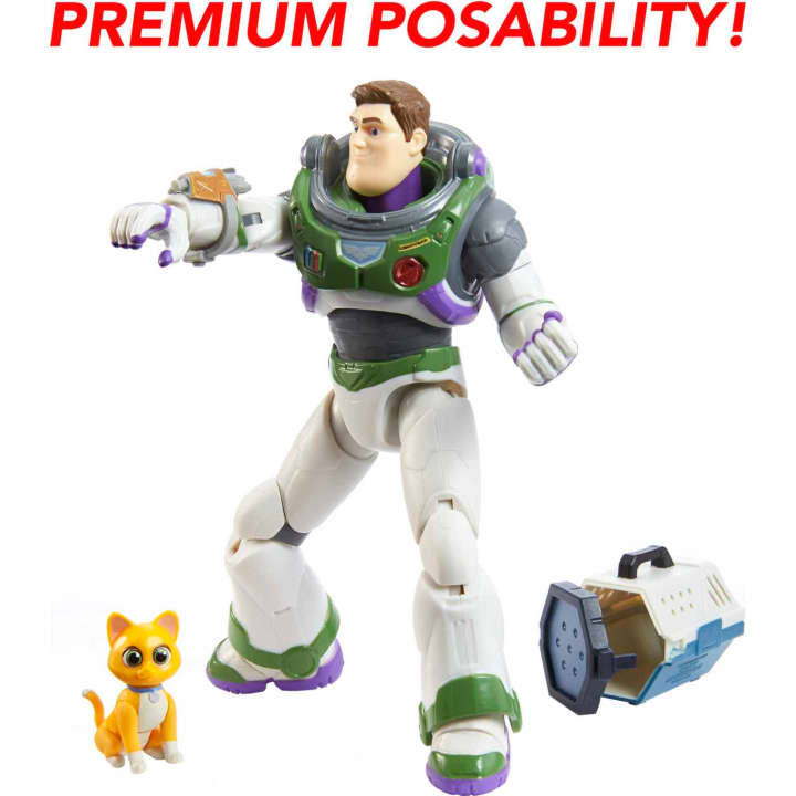 Lightyear 7” Alpha Class: BUZZ LIGHTYEAR & SOX - Mattel (Disney•Pixar) action figure collectible [Barcode 194735068999] - Main Image 4