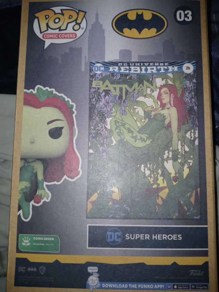 Funko Pop Comic Cover DC’s Poison Ivy #03 - Funko (Comic Covers) (Comic Book Covers (Poison Ivy) Earth Day 2022) action figure collectible [Barcode 889698627030] - Main Image 2
