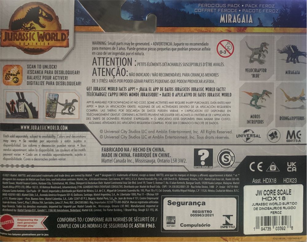Miragaia - Mattel (JW Ferocious Pack) action figure collectible [Barcode 194735033850] - Main Image 4