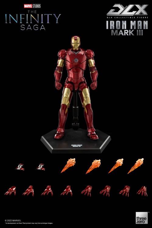 Iron Man Mark 3 - Avengers: Infinity Saga DLX - Threezero (Marvel - Avengers Infinity Saga DLX) action figure collectible - Main Image 2