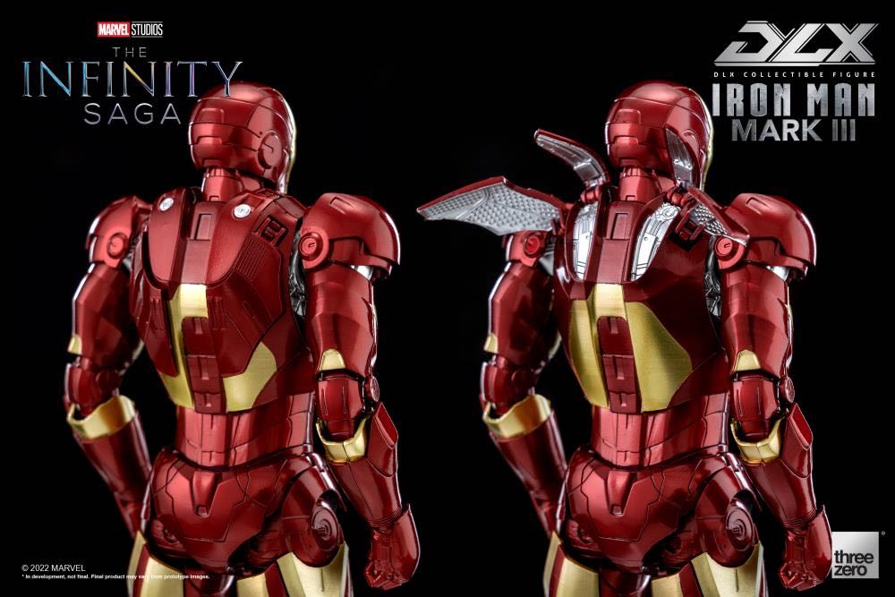Iron Man Mark 3 - Avengers: Infinity Saga DLX - Threezero (Marvel - Avengers Infinity Saga DLX) action figure collectible - Main Image 3