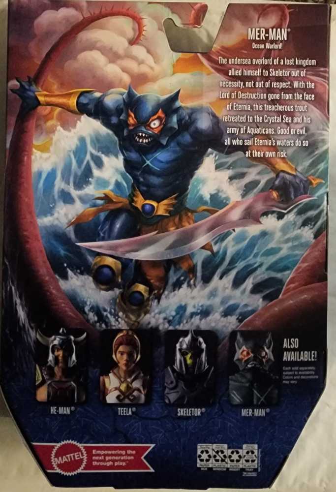 Masterverse: Mer-Man - Mattel (Masters of the Universe - Masterverse) action figure collectible [Barcode 194735030309] - Main Image 2
