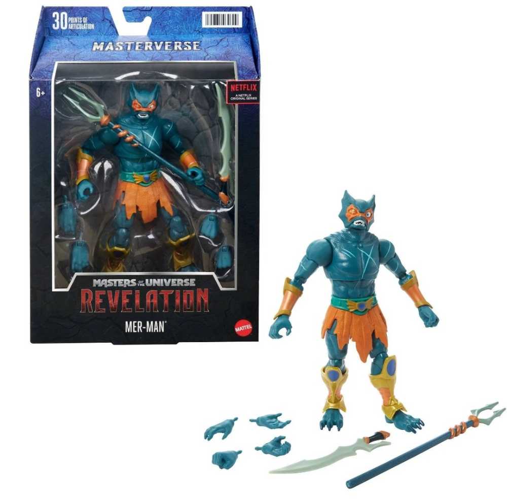 Masterverse: Mer-Man - Mattel (Masters of the Universe - Masterverse) action figure collectible [Barcode 194735030309] - Main Image 3