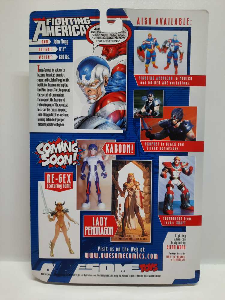Fighting American  (Awesome! Toys) action figure collectible - Main Image 2