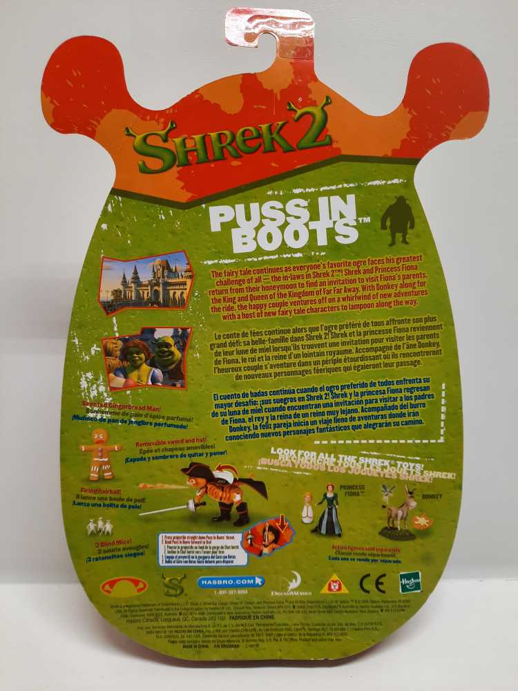 Puss In Boots (3 Blind Mice And Gingerbread Man)  (Shrek 2: 6”) action figure collectible [Barcode 076930682180] - Main Image 2