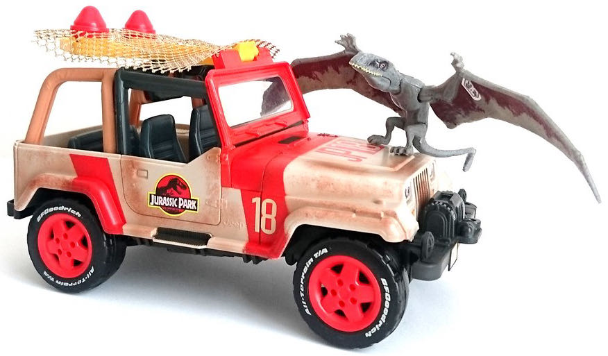 Mattel Jurassic World - Jeep Wrangler W/ Rescue Net - Mattel (Jurassic World) action figure collectible [Barcode 887961599244] - Main Image 2